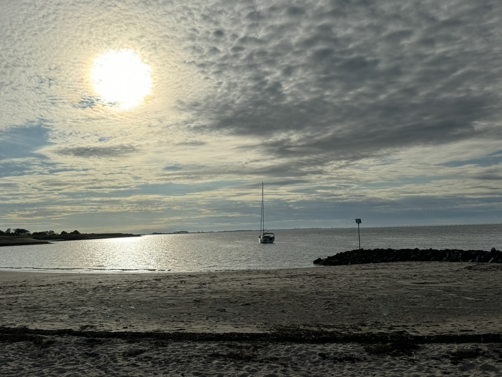 Beach at sunset